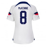 Billiga Förenta staterna Weston McKennie #8 Hemma fotbollskläder Dam VM 2022 Kortärmad